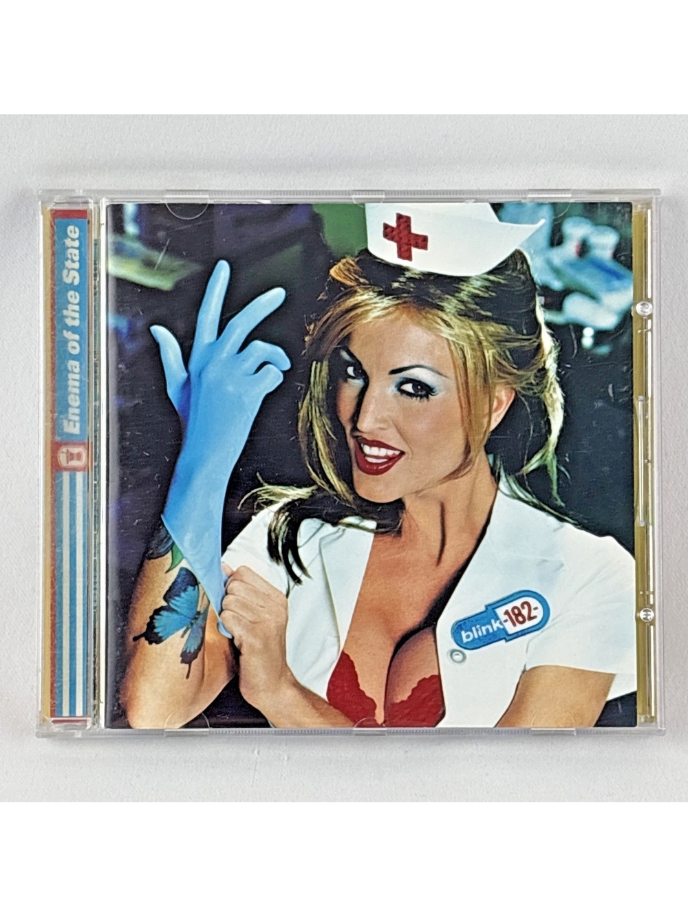 Blink 182 Enema Of The State CD Banned Red Cross Cover Rare HTF Tested